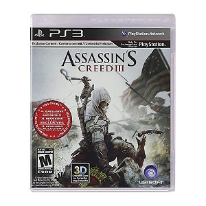 Jogo AssassinS Creed lll - PS3 Seminovo