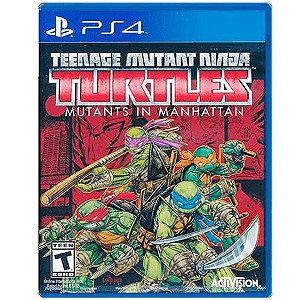 Jogo Teenage Mutant Ninja Turtles Mutants in Manhattan - PS4 Seminovo