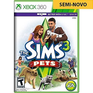 Jogo The Sims 3 Pets - Xbox 360 Seminovo