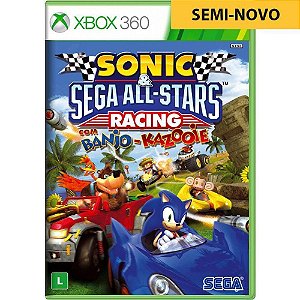 Jogo Sonic All Star Racing With Banjo Kazooie - Xbox 360 Seminovo