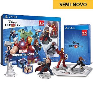 Jogo Disney Infinity 2.0 Kit Inicial - Marvel Super Heroes - PS4 Seminovo