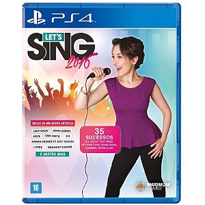 Jogo Lets Sing 2016 - PS4