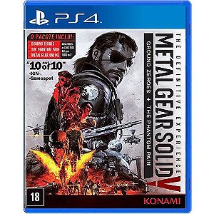 Jogo Metal Gear Solid V The Definitive Experience - PS4