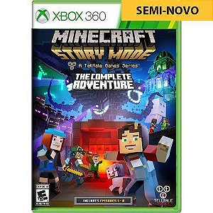 Jogo Minecraft Story Mode The Complete Adventure - Xbox 360 Seminovo