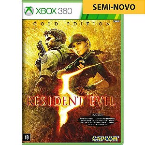Jogo Resident Evil 5 Gold Edition - Xbox 360 Seminovo
