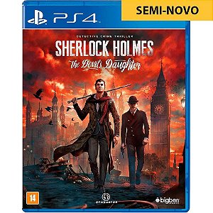 Jogo Sherlock Holmes The Devils Daughter - PS4 Seminovo