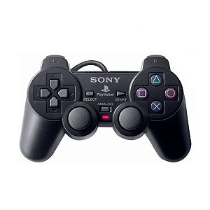 Controle DualShock 2 Sony Com Fio - PS2 Seminovo