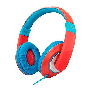 Headphone Trust For Kids Sonin Red/Blue - PC / Celular