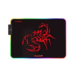 Mousepad Solid Marvo Scorpion MG08 RGB USB 350x250x3mm