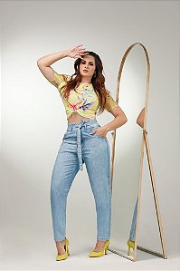 CALÇA SLOUCHY FEMININA CLARA LISA ADHERENCIA