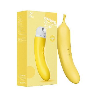 Banana Estimuladora de Clitóris e Seios com Pulsação - Dibe Sex shop