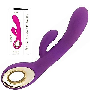 Vibrador Ponto G e Clitoral, Silicone Recarregável Lealso - Sexshop