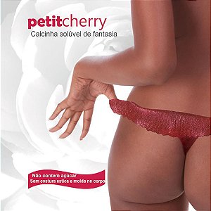 Calcinha Comestível Solúvel  MAÇÃ COM UVA Flow Pak PetitCherry