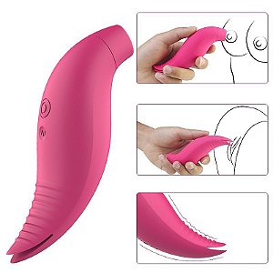 Vibrador Estimulador de Clitóris e Seios Com 9 Vibrações - S-Hande - SexShop