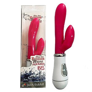 Vibrador Estimulador Duplo Clitóris e Ponto G  12 Vibrações Jack Rabbit - Sexshop