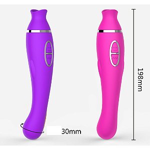 Vibrador Estimulador de Clitóris Mermaid com Sugador Clitoriano -  Sexshop