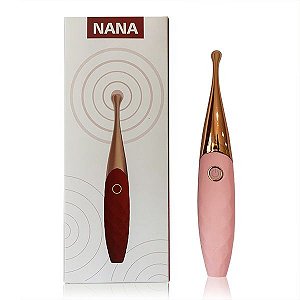 Vibrador Massageador de Clitóris Naná Recarregável 36 Velocidades - SexShop