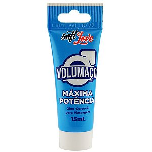 Gel Masculino Volumaço Máxima Potência 15ml Soft Love