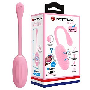 Vibrador Recarregável com 12 Vibrações e 3 Modos de Estímulos Elétricos - PRETTY LOVE DOREEN - Sex shop