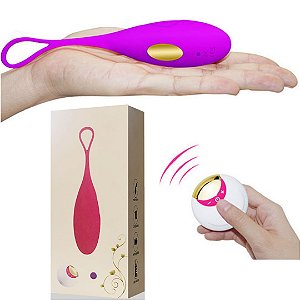 Vibrador Recarregável com Controle Wirelesse e 10 Modos de Vibração - Sex shop