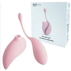 Vibrador Estimulador Duplo Para Seios, Clitóris e Ponto G