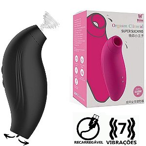 Vibrador Estimulador + Sugador de Clitóris  2 em 1 - Dibe