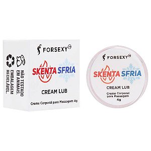 Skenta Sfria Cream Lub Creme para Massagem Unissex 4G For Sexy