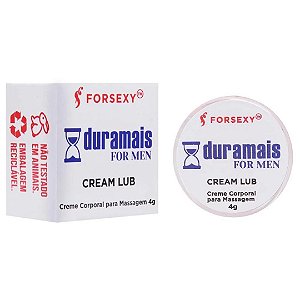 Creme Intimo Masculino Duramais Cream Lub 4G - For Sexy