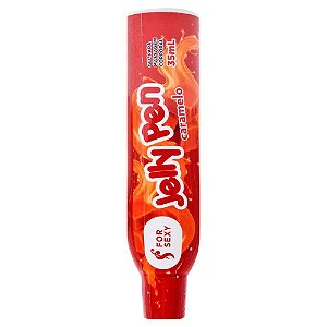 Jelly Pen Doces Caneta Comestível 35Ml Caramelo - For Sexy