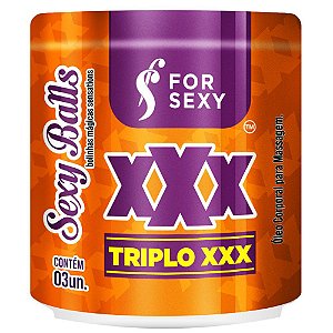 Bolinha Excitante Triplo Xxx Sexy Ball 03 Unidades For Sexy