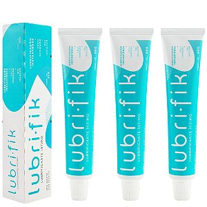 KIT 03 Lubrificante Íntimo Unissex 50G Lubrifik - Cimed