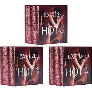 Pomada Hot Excita Em Gel vasodilatador 3G Segred Love