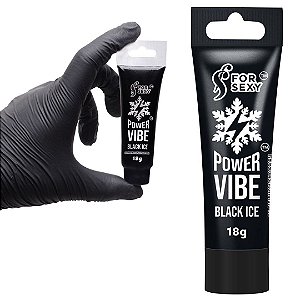 Power Vibe Gel Black ICE e Eletrizante Liquido 18G For Sexy
