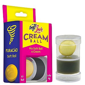 Bolinha Explosiva Cream Ball Furacão + Bolt Cream Sensações