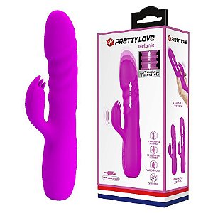 Vibrador Estimulador Com Movimento de Vai e Vem USB Melanie