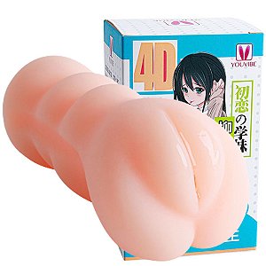 Masturbador masculino em formato de vagina-Donzela Delicada