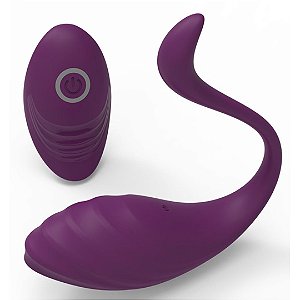 Vibrador Bullet com Controle e 10 Vibração, Recarregável