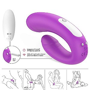 Vibrador Massageador Casal Estimulador De Clitóris Heart Sweety