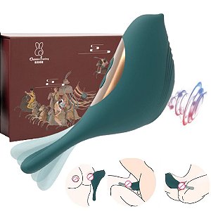 Vibrador Sugador Estimulador de Clitóris Bubble Funing Recarregável