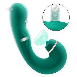 Vibrador 3 em 1 Massageador De Clitóris, Ponto G e Pulsação