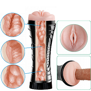 Masturbador Lanterna Vagina c/ Textura Realista Champiom Cup