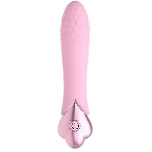 Estimulador Clitoriano Vibrador Rosa USB Recarregável Silicone