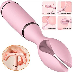 Vibrador de Clitóris e Ponto G Recarregável 10 Velocidades Recarregável