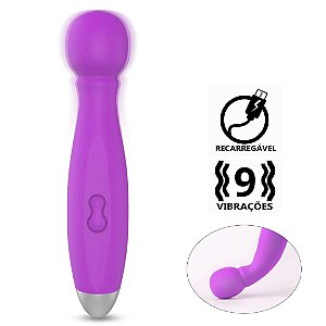 Massageador Bowling Vibrador Estimulador de Clitóris 9 Vibrações