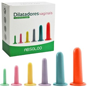 Kit Dilatadores Vaginais com 6 Dilatadores cônicos - Absoloo