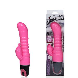 Vibrador Ponto G com Estimulador Clitoriano com 10 Vibração