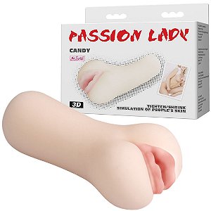 Masturbador Vagina Penetrável Texturizada PASSION LADY CANDY