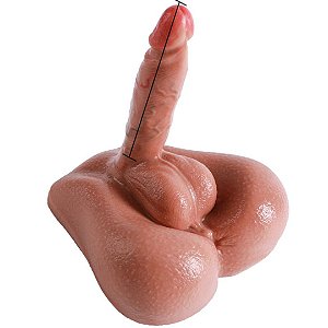 Masturbador Formato Quadril Masculino com Prótese Peniana
