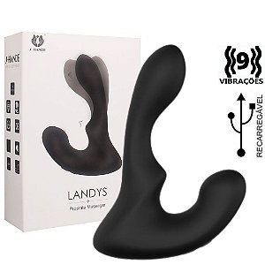 Estimulador de Próstata Triplo Vibro USB - Landys - S-Hande