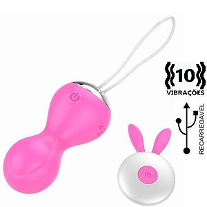 Cápsula vibratória egg com controle Remoto 10 Velocidades